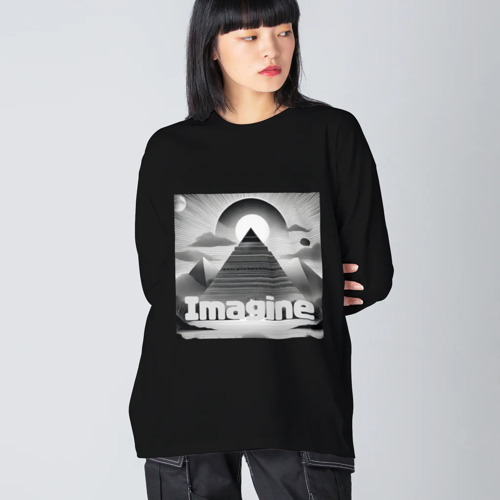 MOONのImagineシリーズ３ Big Long Sleeve T-Shirt