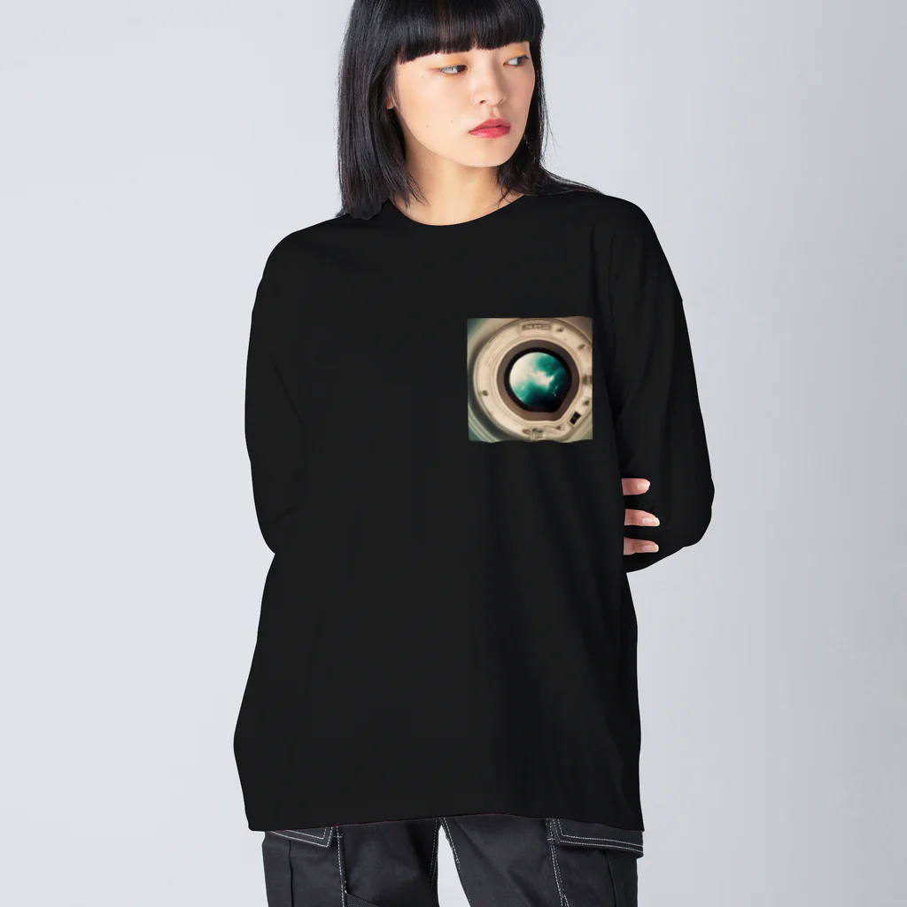 テフラんずの窓の外は宇宙 Big Long Sleeve T-Shirt