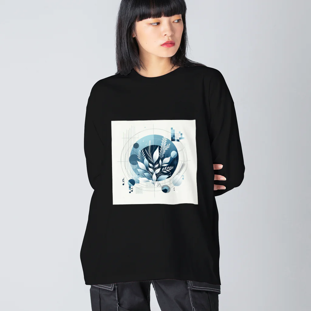 BochiBoochi-walkerのジオメトリーA25 Big Long Sleeve T-Shirt