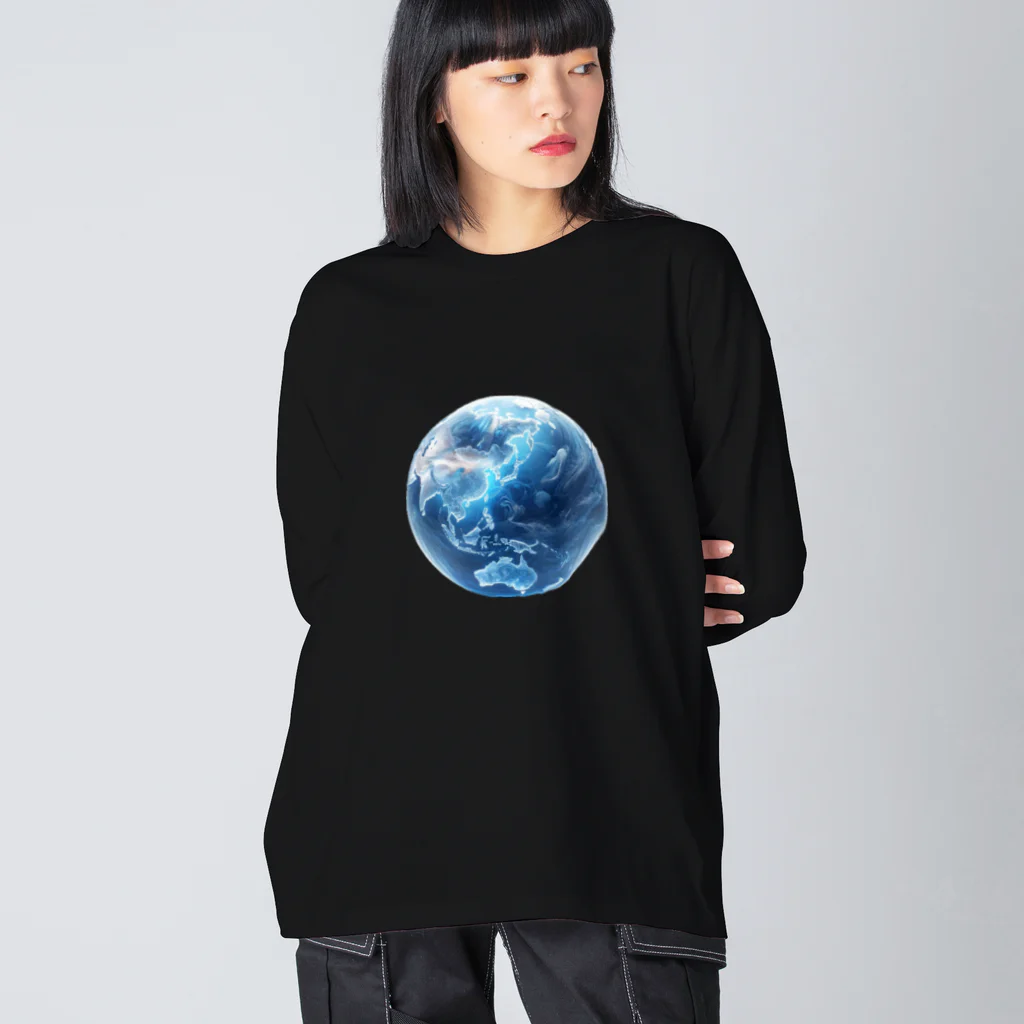 Ryoukaの地球_ガラス玉 Big Long Sleeve T-Shirt