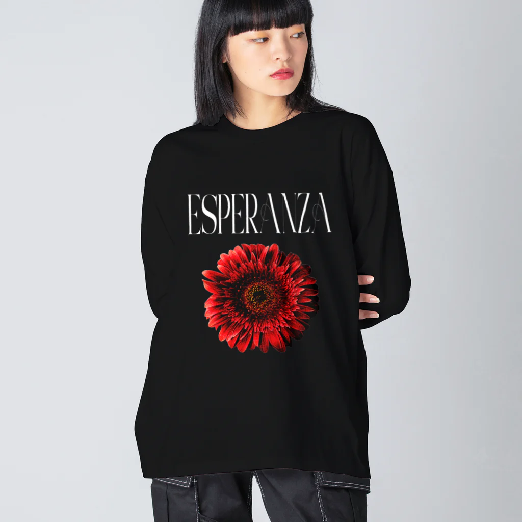 ESPERANZAのGerbera ビッグシルエットロングスリーブTシャツ