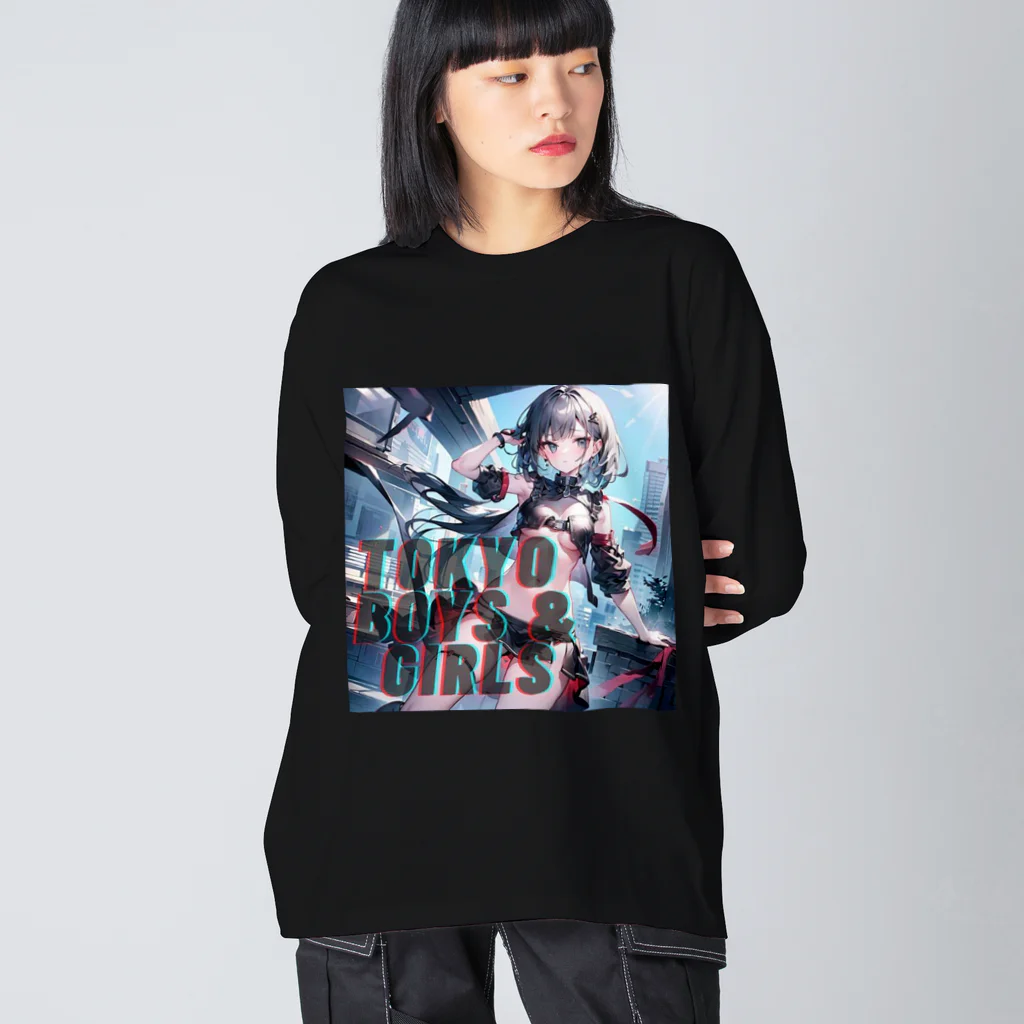 東京少年少女達の高層崩壊ガール Big Long Sleeve T-Shirt