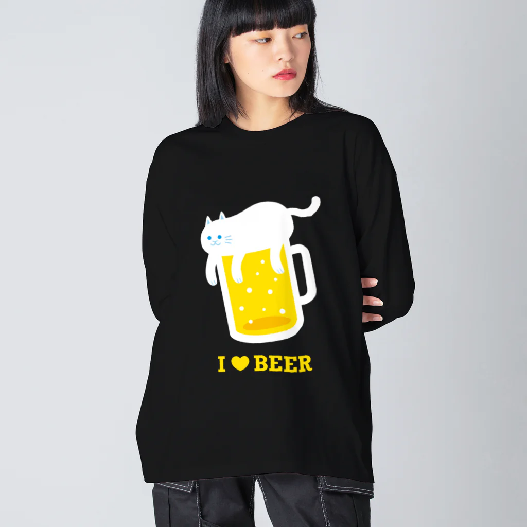 hiropo3のねこ泡ビール Big Long Sleeve T-Shirt