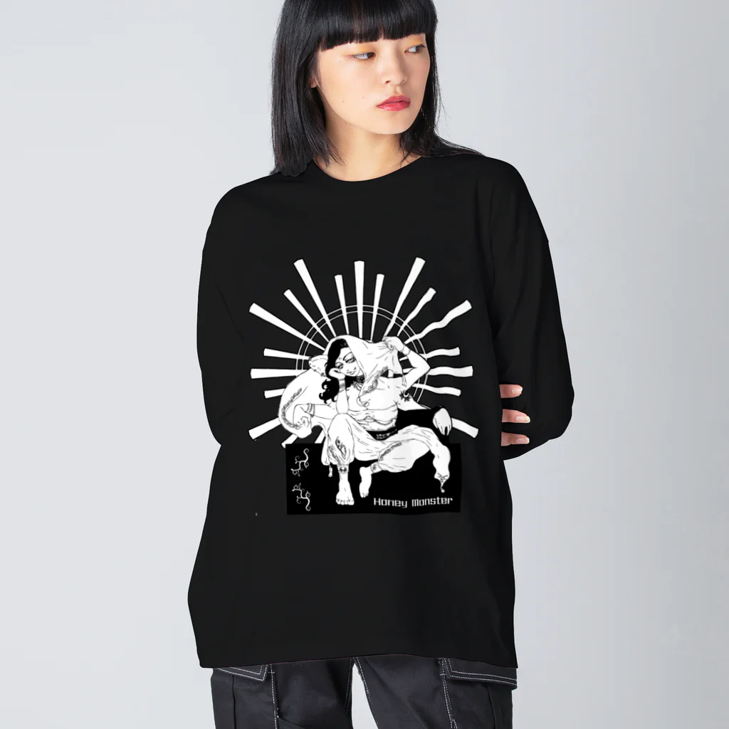 HoneyMonsterのお願い！ガネーシャ様 Big Long Sleeve T-Shirt