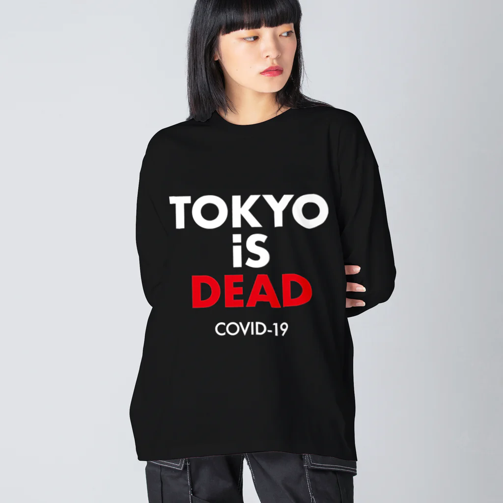 NIPPON DESIGNのTOKYO iS DEAD COVID-19 ビッグシルエットロングスリーブTシャツ