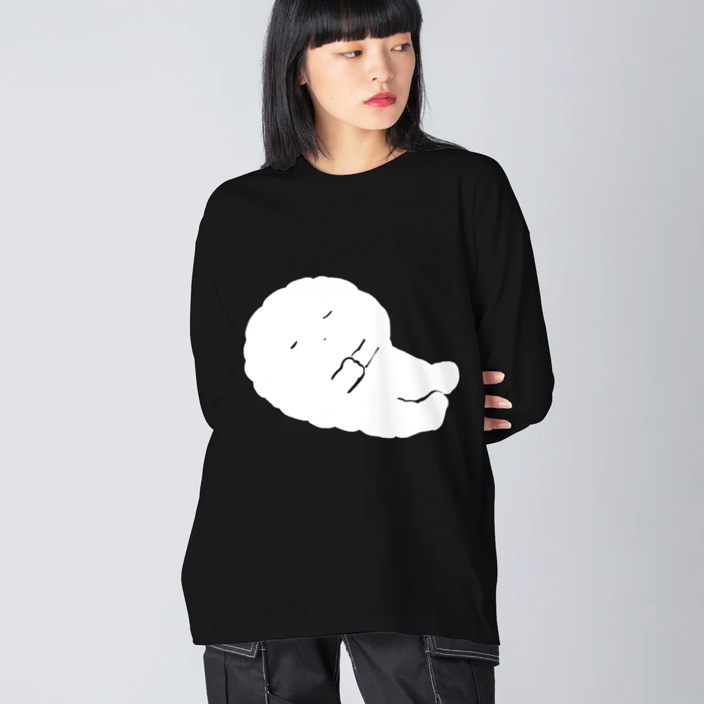 ヒャナヒュ-の眠るかきもちくん Big Long Sleeve T-Shirt