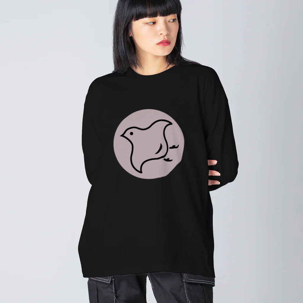 ツバメ堂の千鳥・丸 Big Long Sleeve T-Shirt