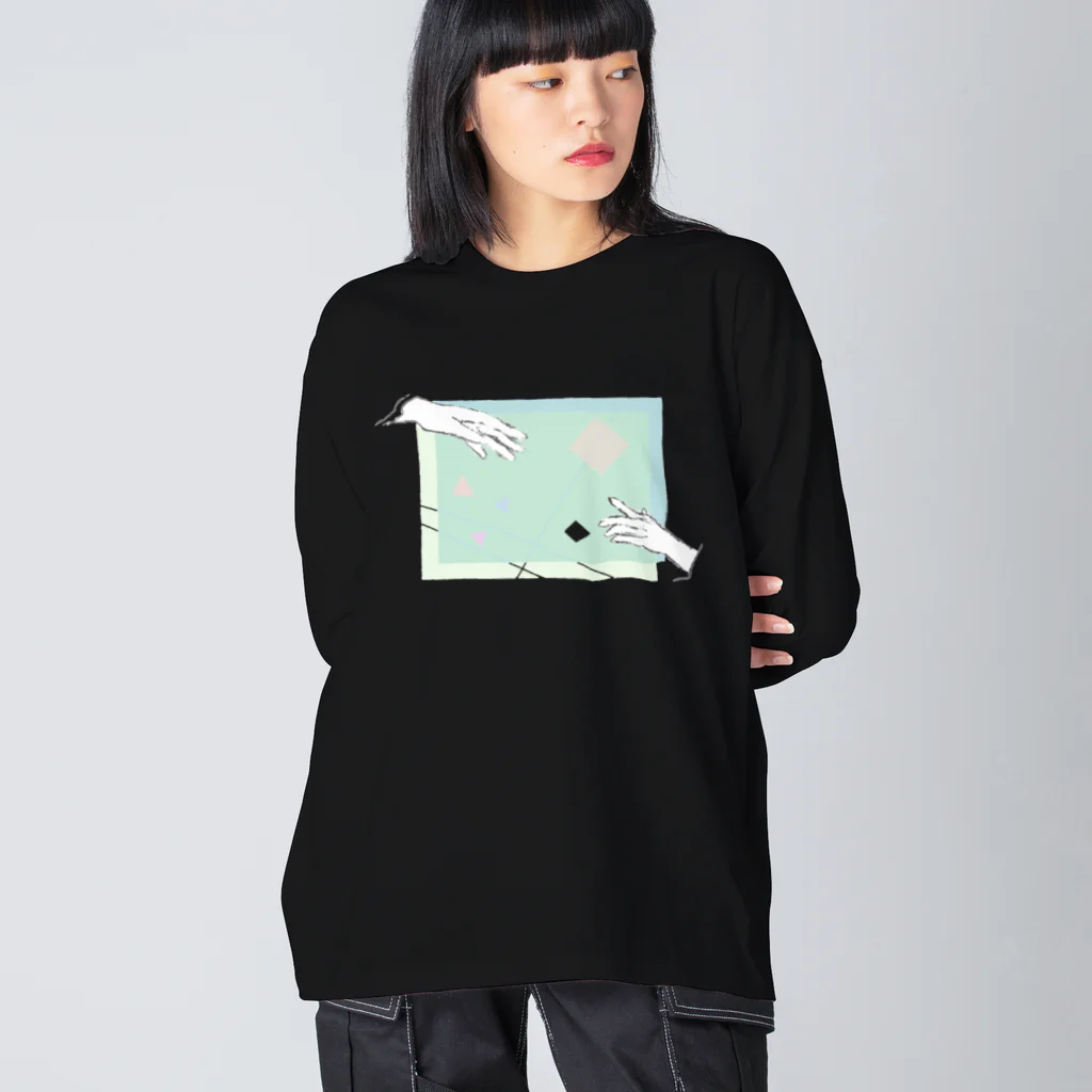 SHINOBU LABORATORY.のツナガル Big Long Sleeve T-Shirt