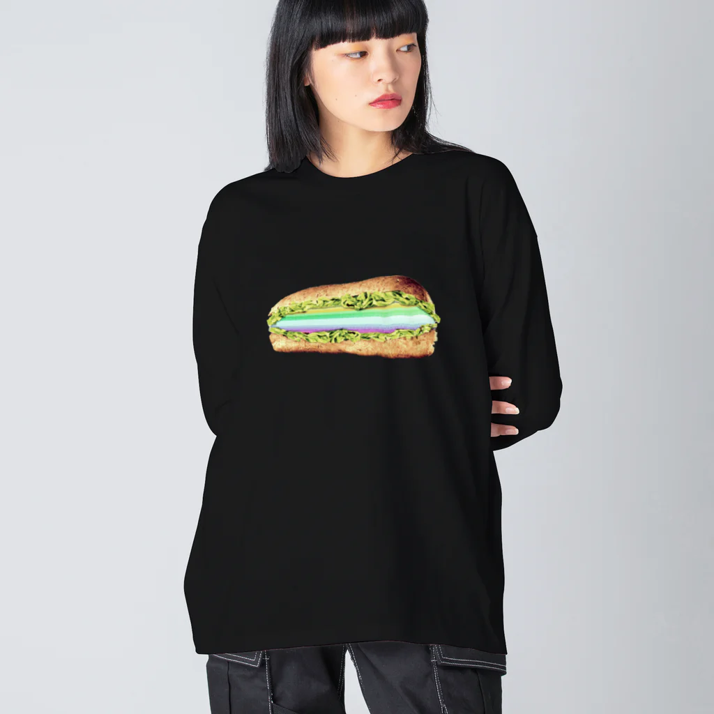 ma-bu×universal design の【ご地層】　サンド（砂）イッチ Big Long Sleeve T-Shirt