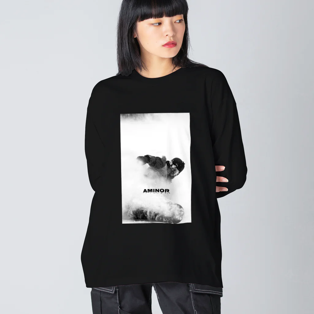 AMINOR (エーマイナー)のLove Peace Snowboard Big Long Sleeve T-Shirt