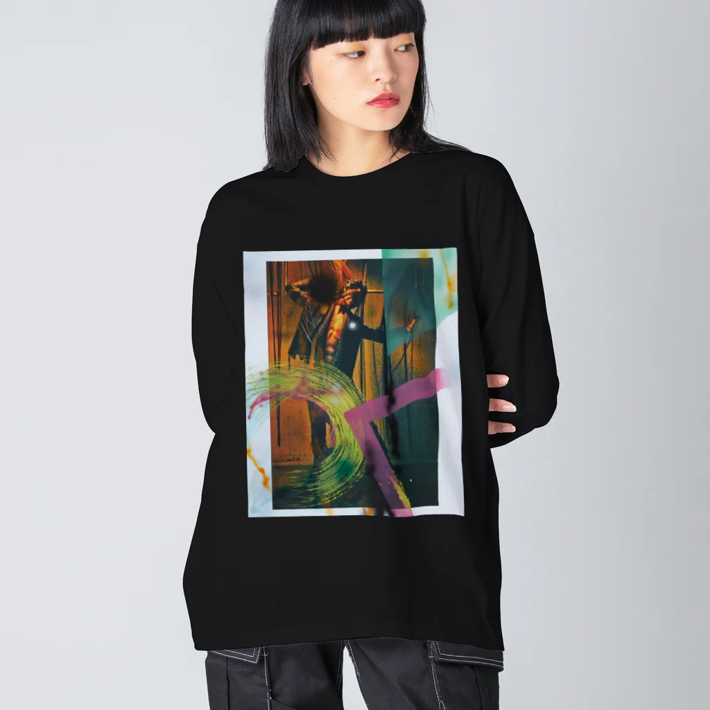 クワモト カツヒコの突破 Big Long Sleeve T-Shirt