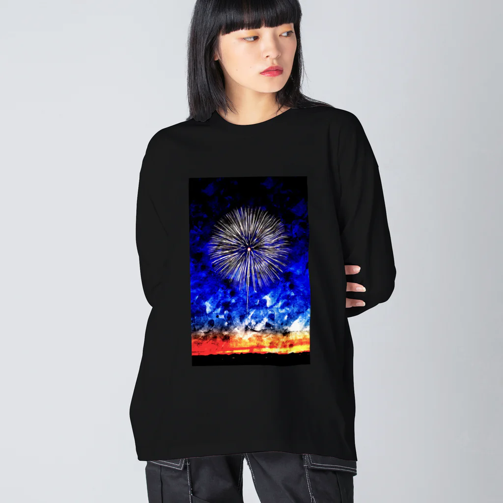 MomenTees ANNEXのこの空の花 ビッグシルエットロングスリーブTシャツ