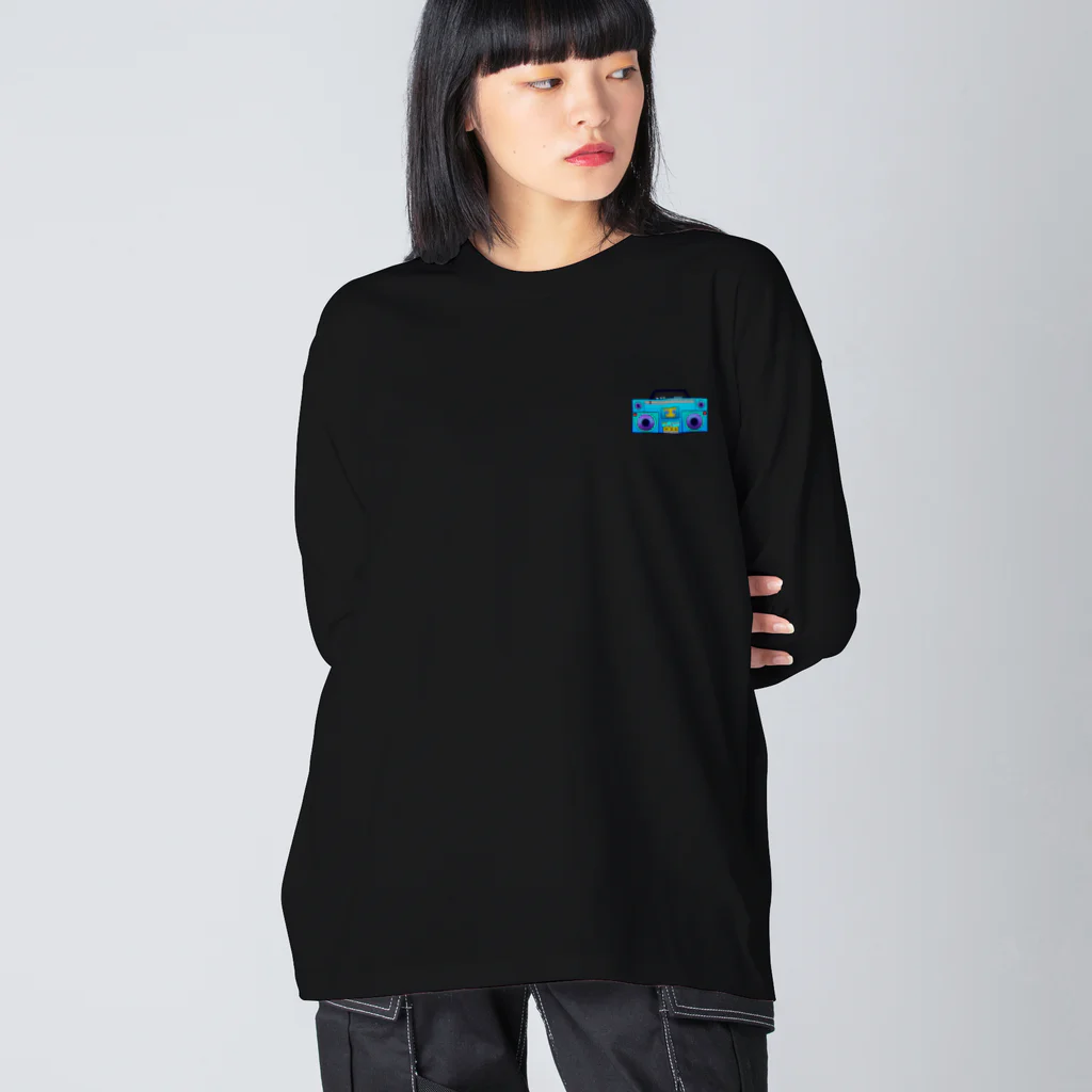 ぬい🐈のレトロストリート Big Long Sleeve T-Shirt