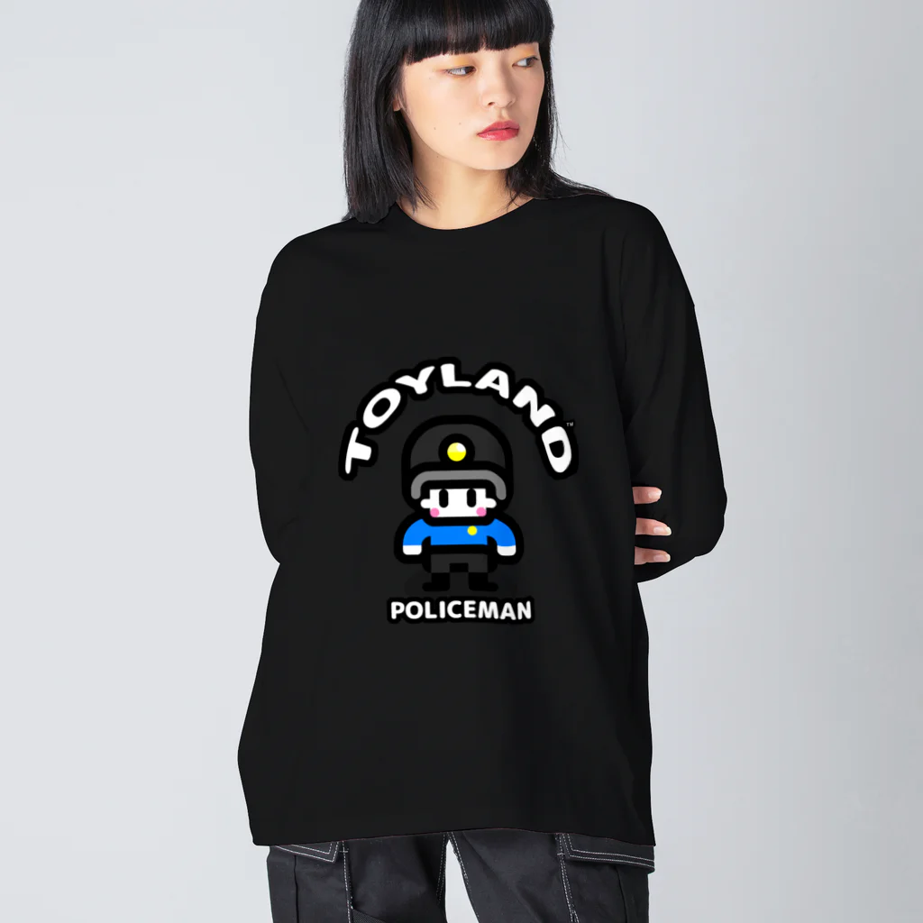 カワイイ オシャレ ポップ な TOYLANDのカワイイ ポップ な おまわりさん ビッグシルエットロングスリーブTシャツ