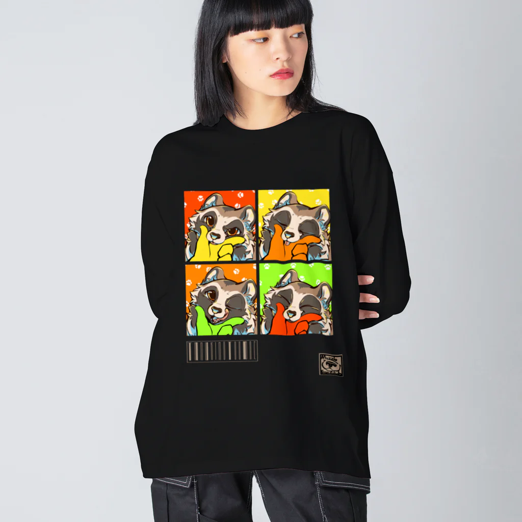 狸の遠吠えのたぬマズルチャレンジ Big Long Sleeve T-Shirt