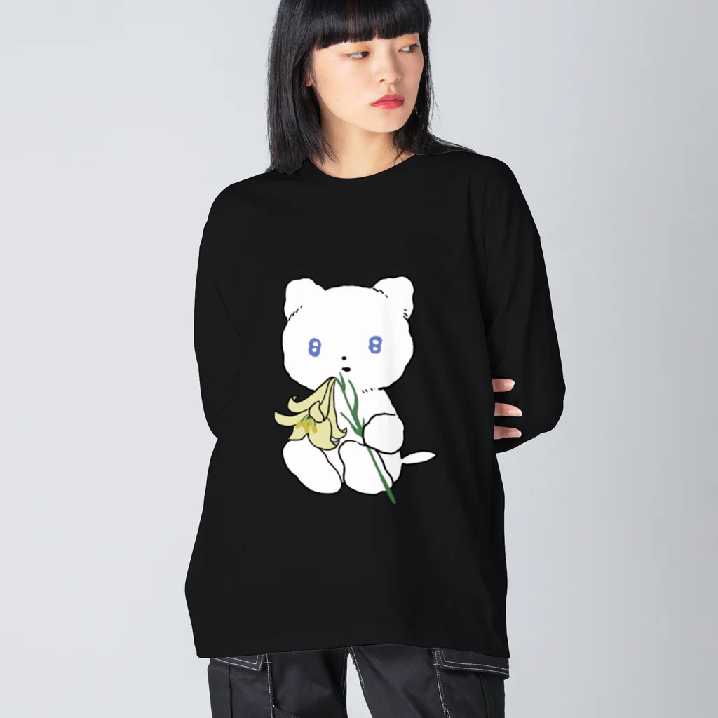 ねむねむゆっけのリリィちゃん ビッグシルエットロングスリーブTシャツ