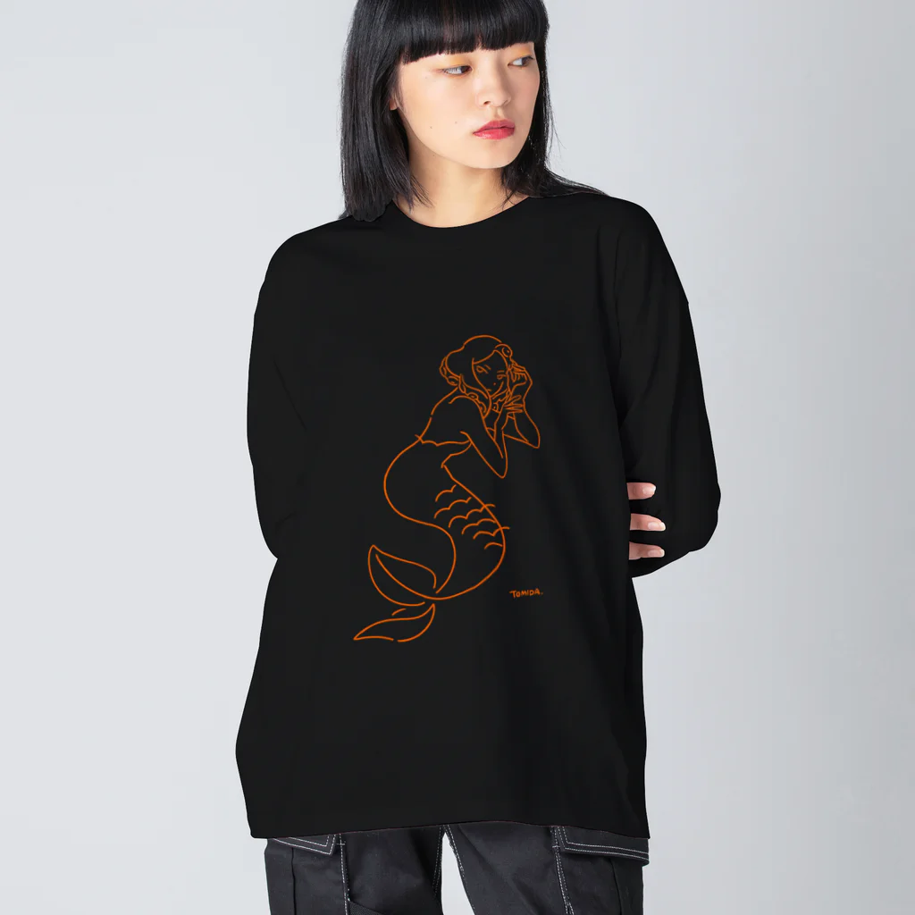 とみだの人魚 Big Long Sleeve T-Shirt