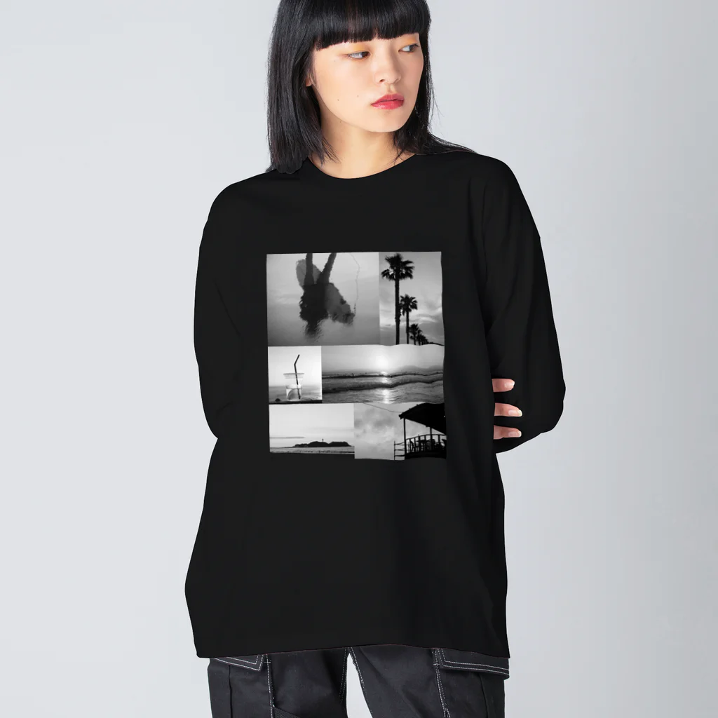 photo-kiokuの湘南 ビッグシルエットロングスリーブTシャツ