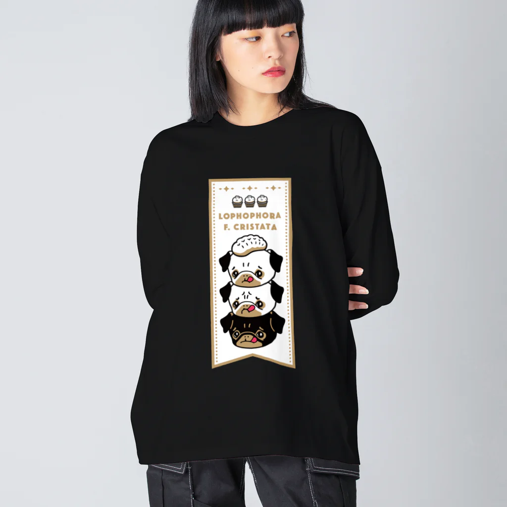 nanaqsaのロホホラわんわん（綴化） Big Long Sleeve T-Shirt