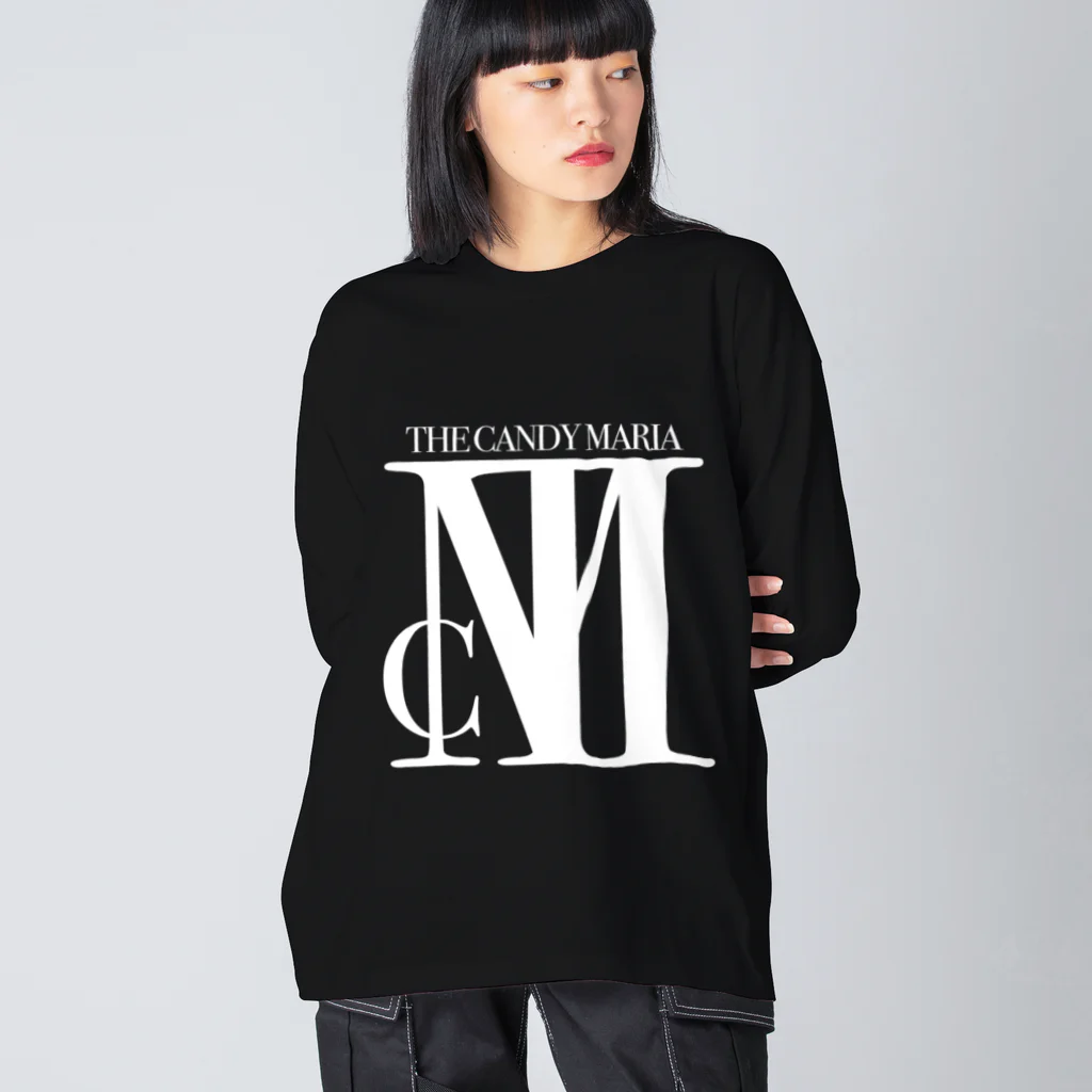 THE CANDY MARIAのTCM Big Logo ビッグシルエットロングスリーブTシャツ