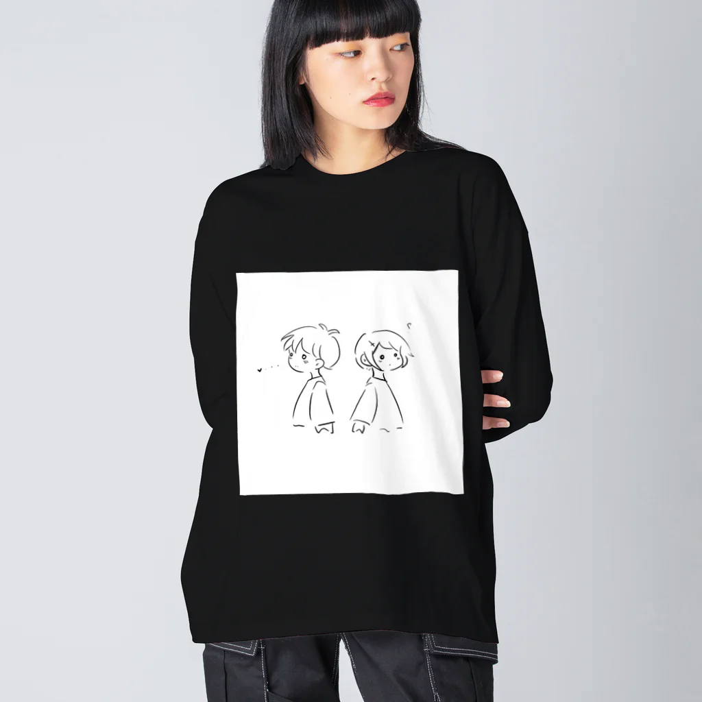 Qoo0302の気になる、あの子 Big Long Sleeve T-Shirt