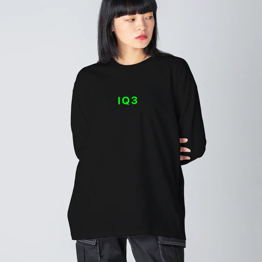 非ユークリッド幾何学を考える kodaisakanaのIQ3 ビッグシルエットロングスリーブTシャツ