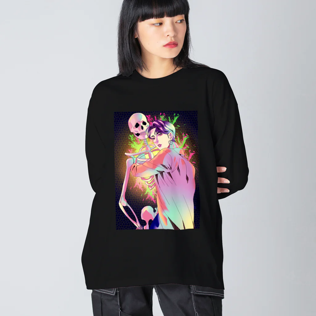 フラニーの髑髏と美青年グッズ Big Long Sleeve T-Shirt