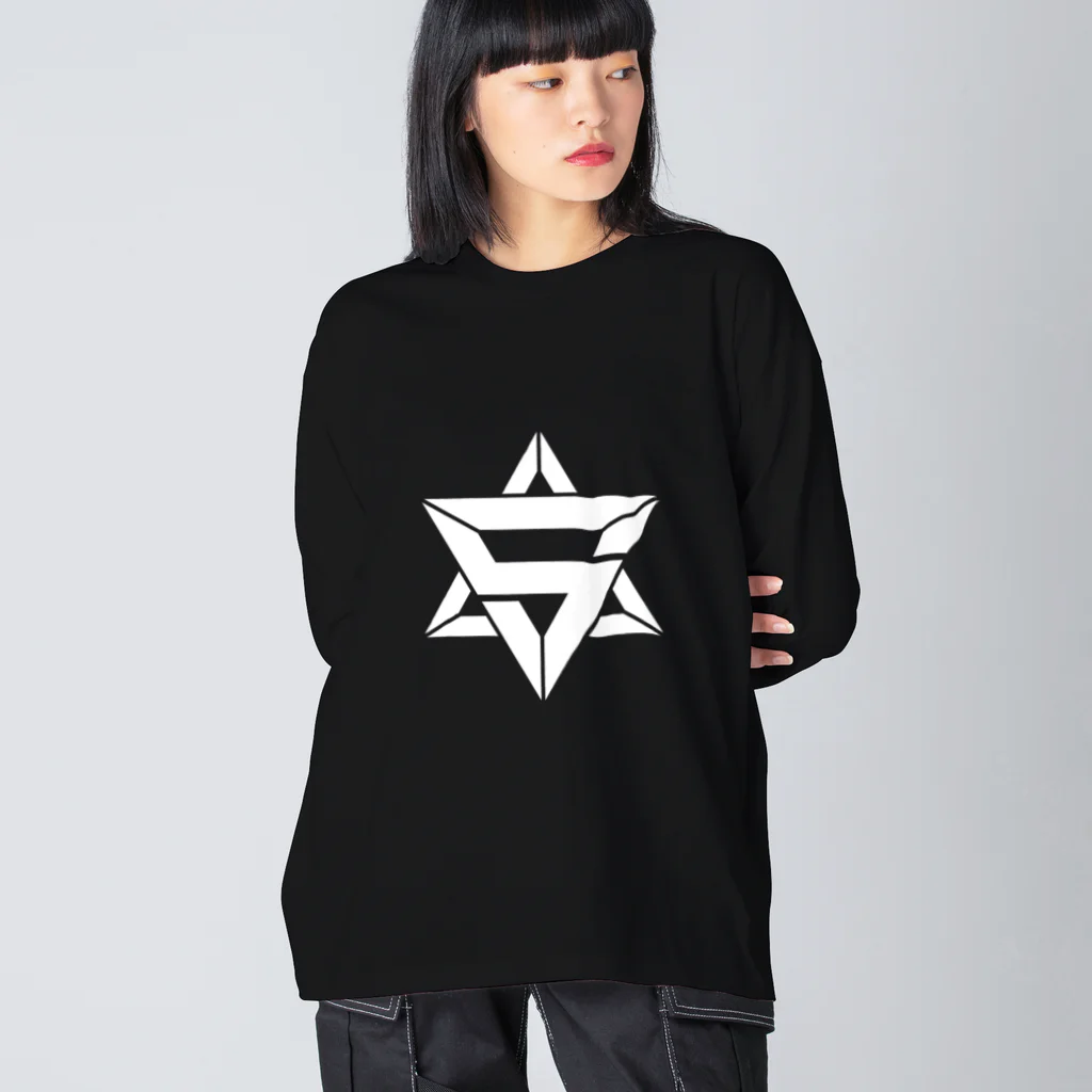 SPACEAGE ONLINE SHOPのスペースエイジ-ロゴ Big Long Sleeve T-Shirt