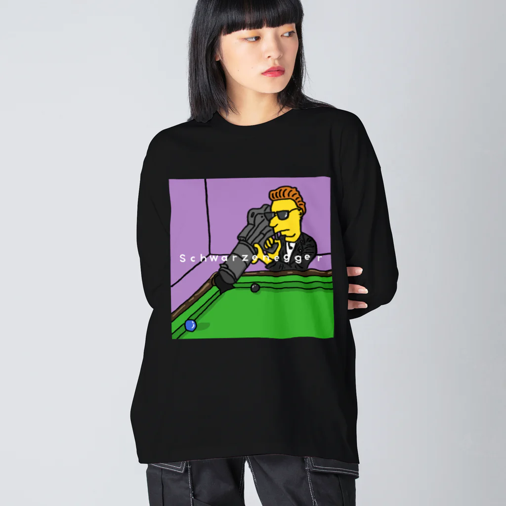 VOOKUNのシュワちゃん Big Long Sleeve T-Shirt