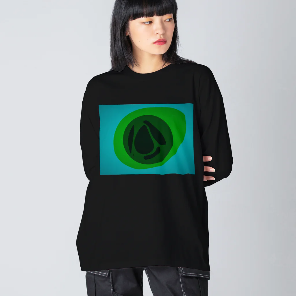 新宿最後の詩人　馬頭 aka　てんちゃんのSmile Cell Big Long Sleeve T-Shirt