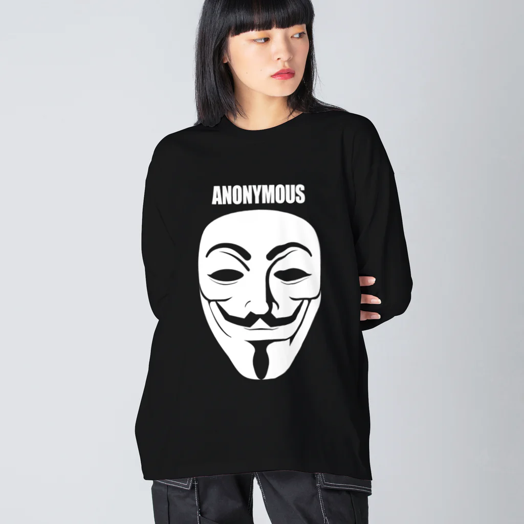 DRIPPEDのANONYMOUS-アノニマス- ビッグシルエットロングスリーブTシャツ