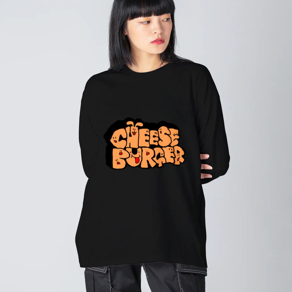 Philip McFly POP SHOPのCHEESE BURGER ビッグシルエットロングスリーブTシャツ