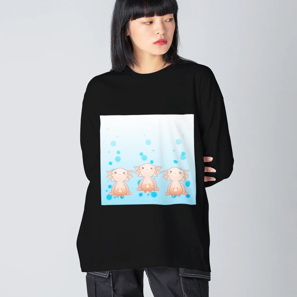 幻獣ドロップのたゆたう Big Long Sleeve T-Shirt