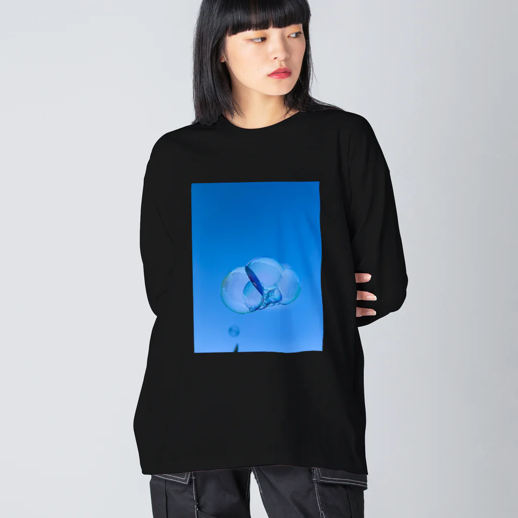 水彩屋のシャボン玉 Big Long Sleeve T-Shirt