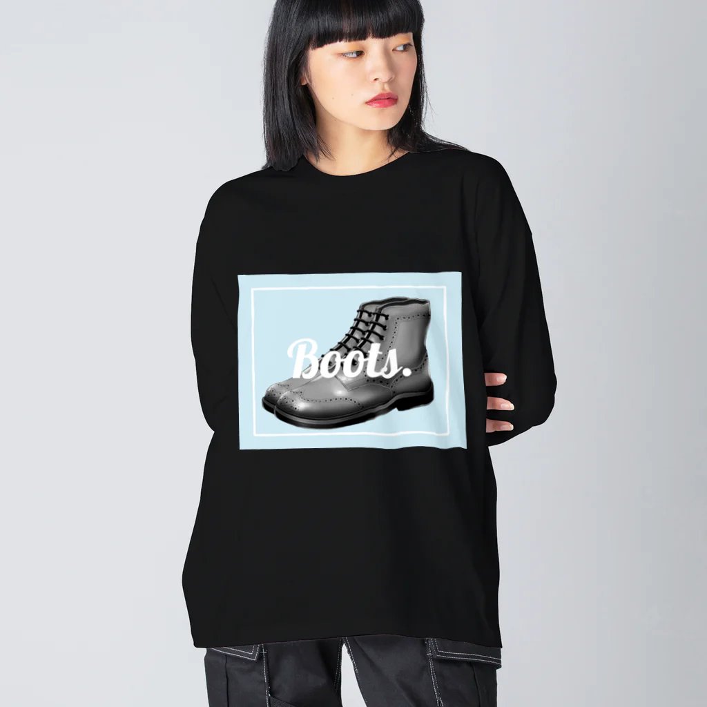 inishi's shopのBoots. ビッグシルエットロングスリーブTシャツ