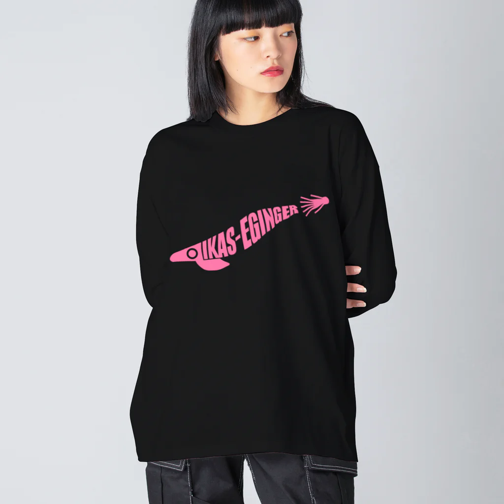 WAZAYAのIKAS-EGINGER PINK ビッグシルエットロングスリーブTシャツ