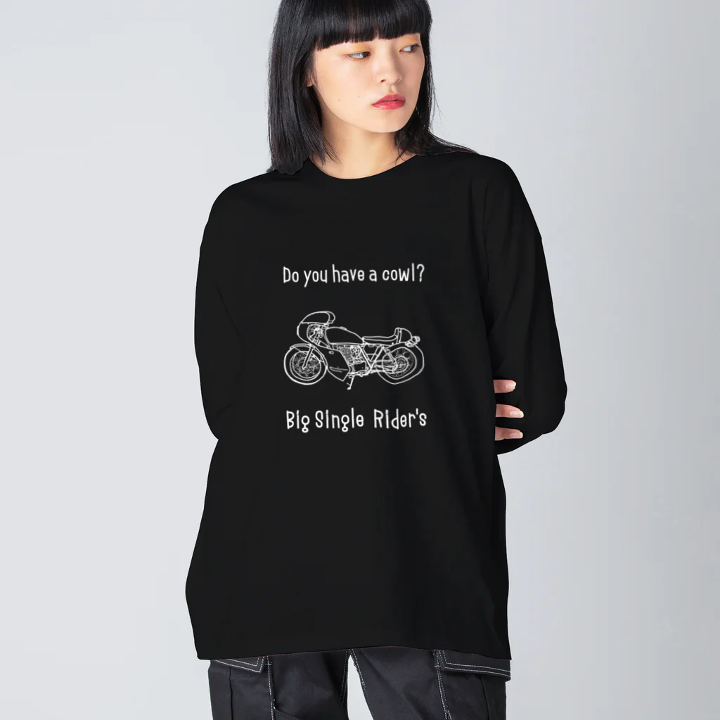 Chara Tiger motorcycleのSR バイクTシャツ etc 【Chara Tiger】 No.05 ビッグシルエットロングスリーブTシャツ