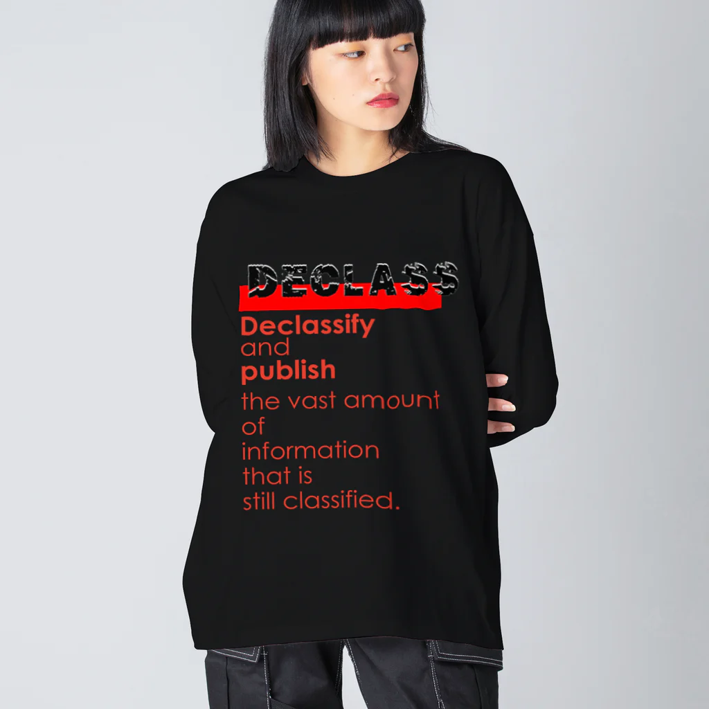 PALA's SHOP　cool、シュール、古風、和風、のDECLASS Big Long Sleeve T-Shirt