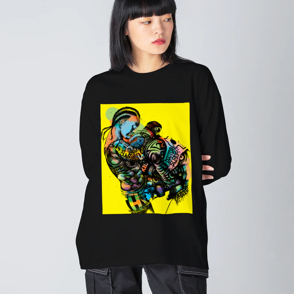 月が輝くこんな夜にの膝 Big Long Sleeve T-Shirt