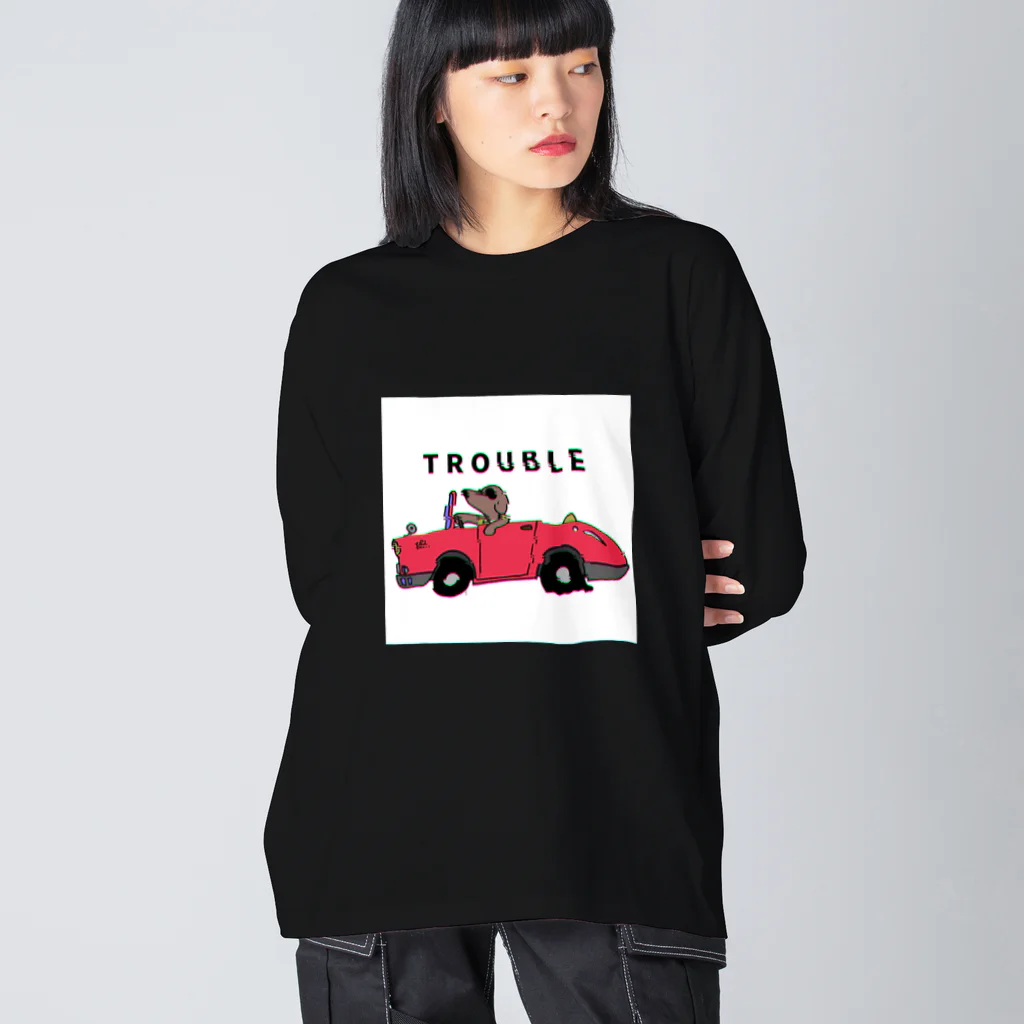 T&2のTROUBLE SERIES No.1 ビッグシルエットロングスリーブTシャツ