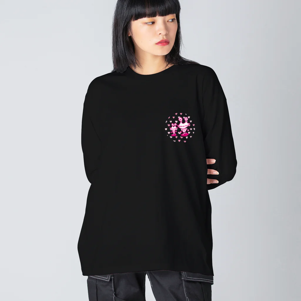 ike choiceのくちビール　らぶ Big Long Sleeve T-Shirt