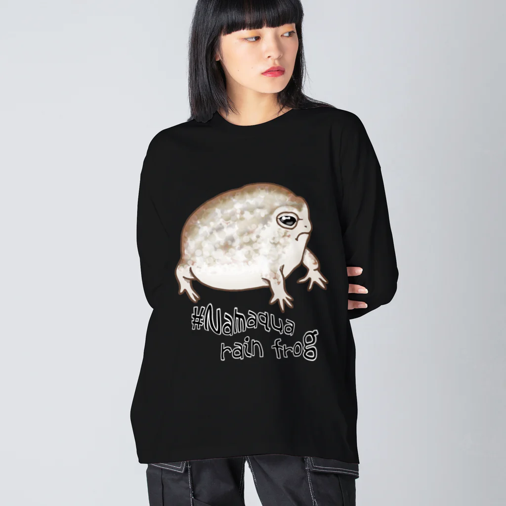 LalaHangeulのNamaqua rain frog(なまかふくらがえる) 英語バージョン Big Long Sleeve T-Shirt