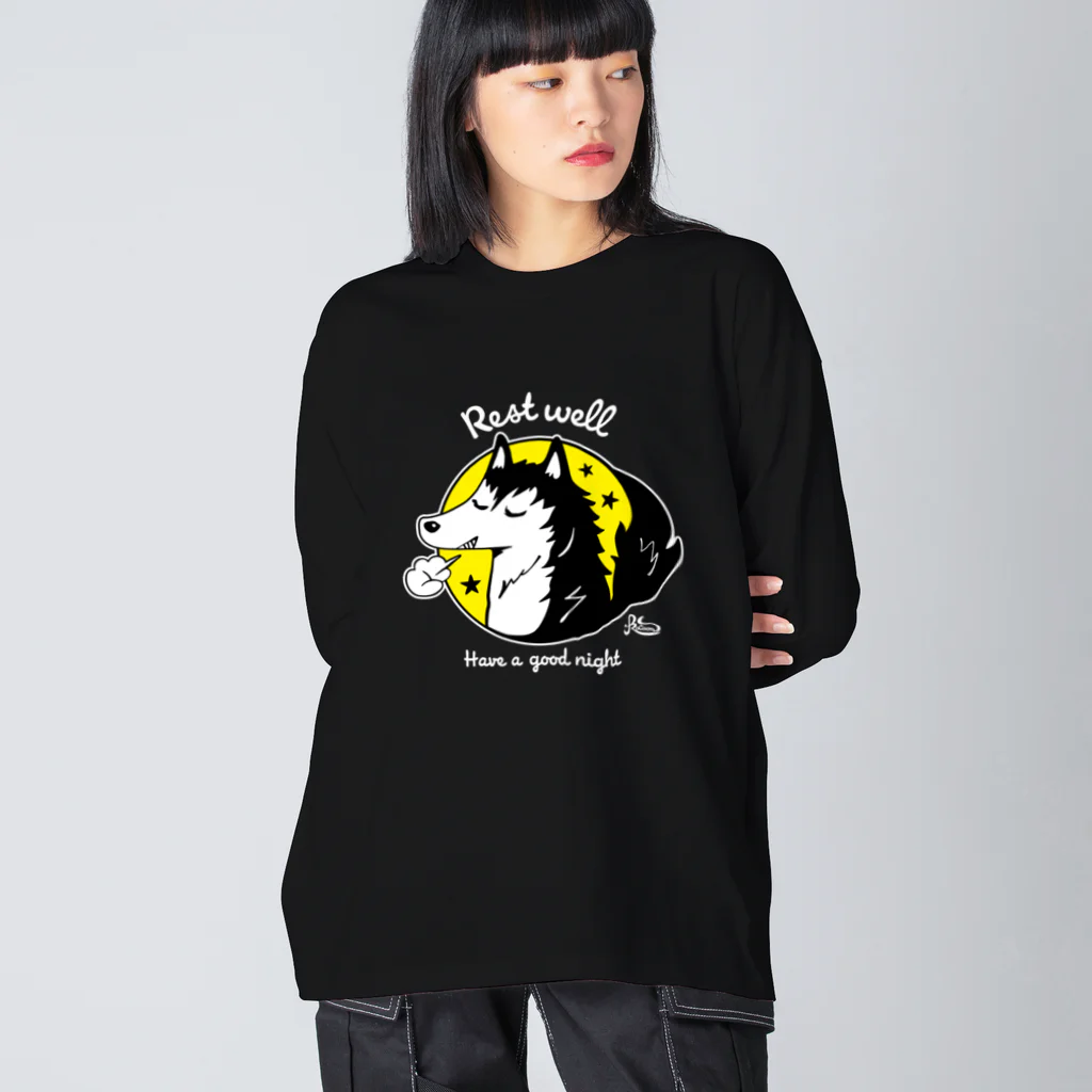 kocoon（コクーン）のお疲れさまオオカミ（濃色用） Big Long Sleeve T-Shirt