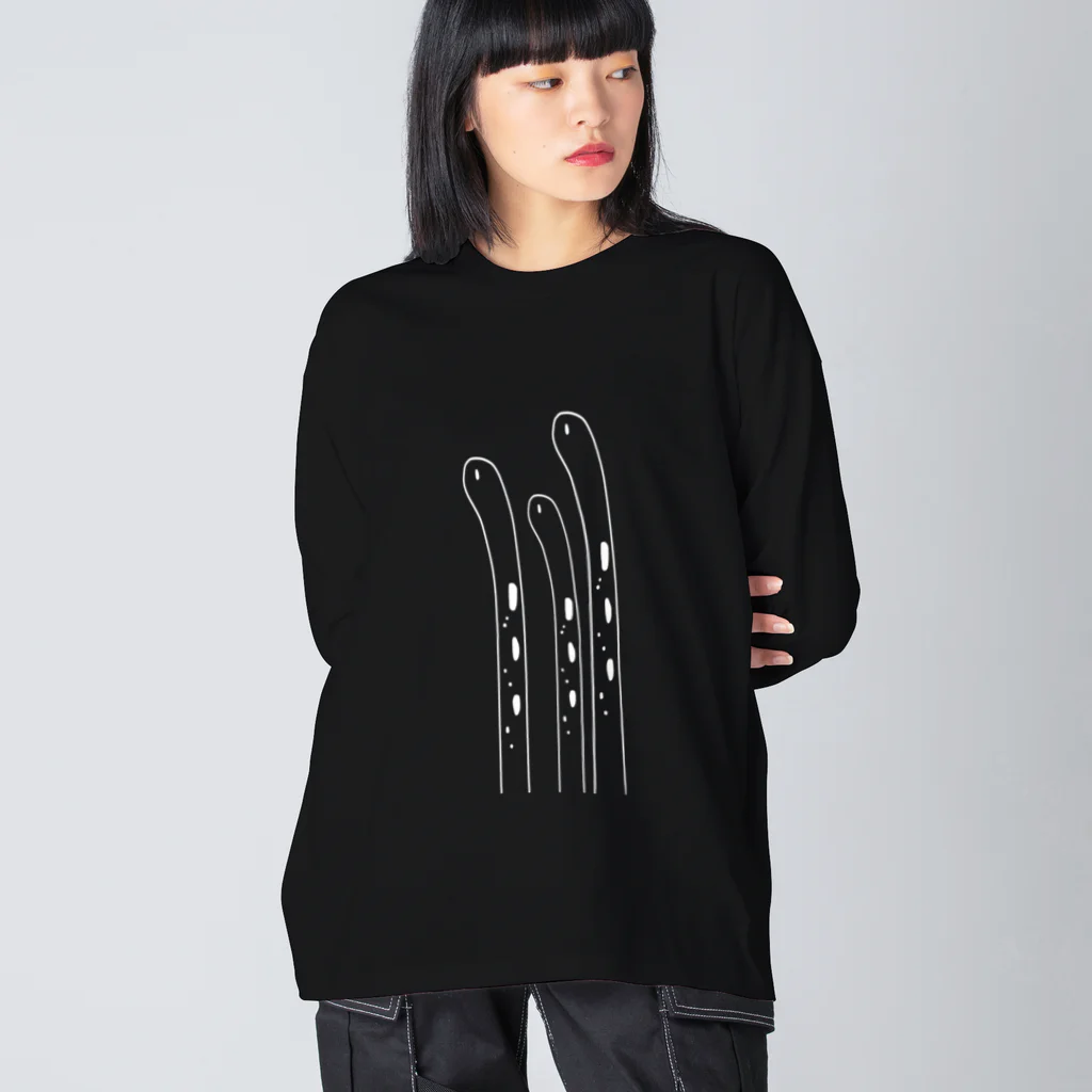 ふなこのチンアナゴ3兄弟 Big Long Sleeve T-Shirt