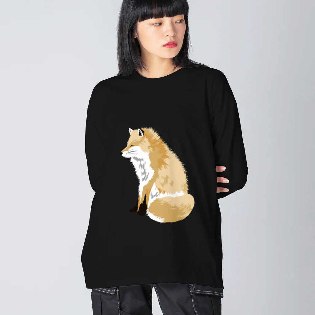 ATELIER KITSUNE/アトリエきつねのATELIER KITSUNEもふもふきつねボディ Big Long Sleeve T-Shirt