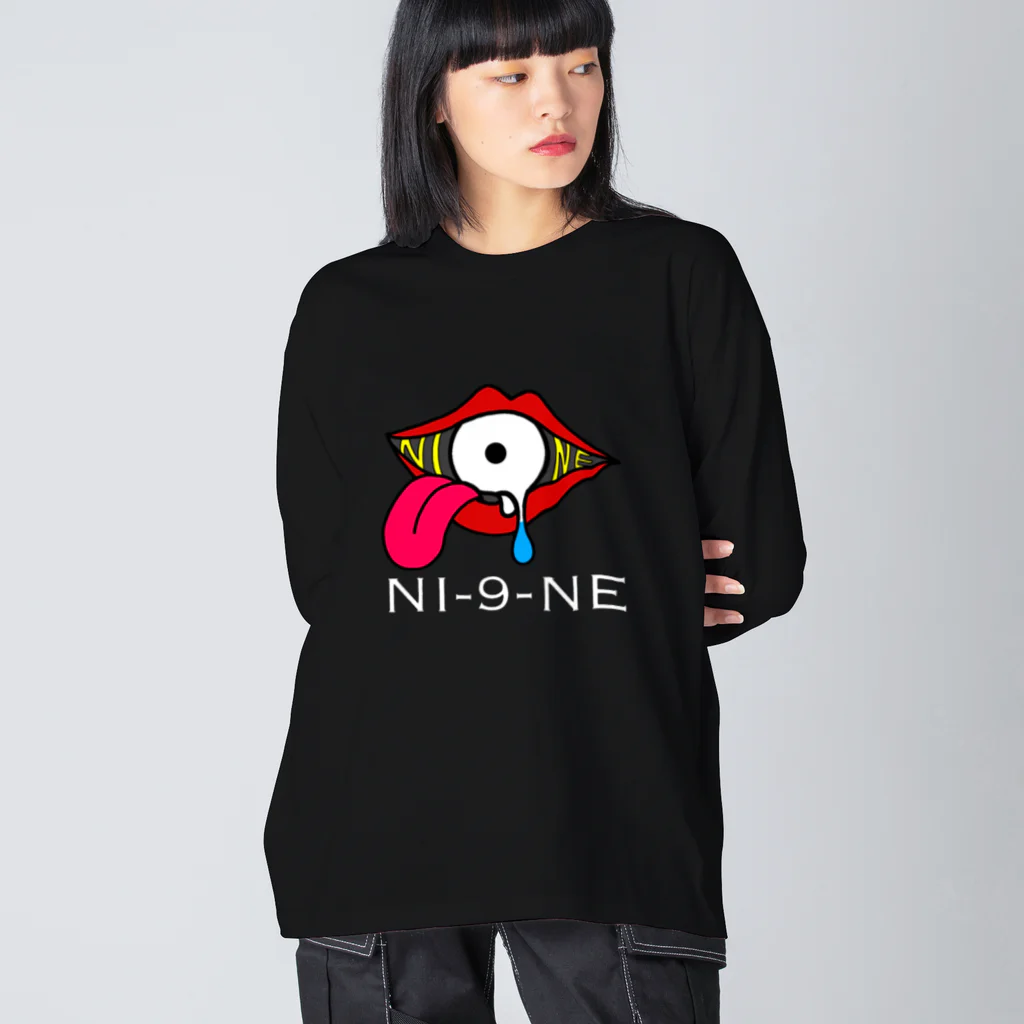 NI-9-NEのNI-9-NE Big Long Sleeve T-Shirt