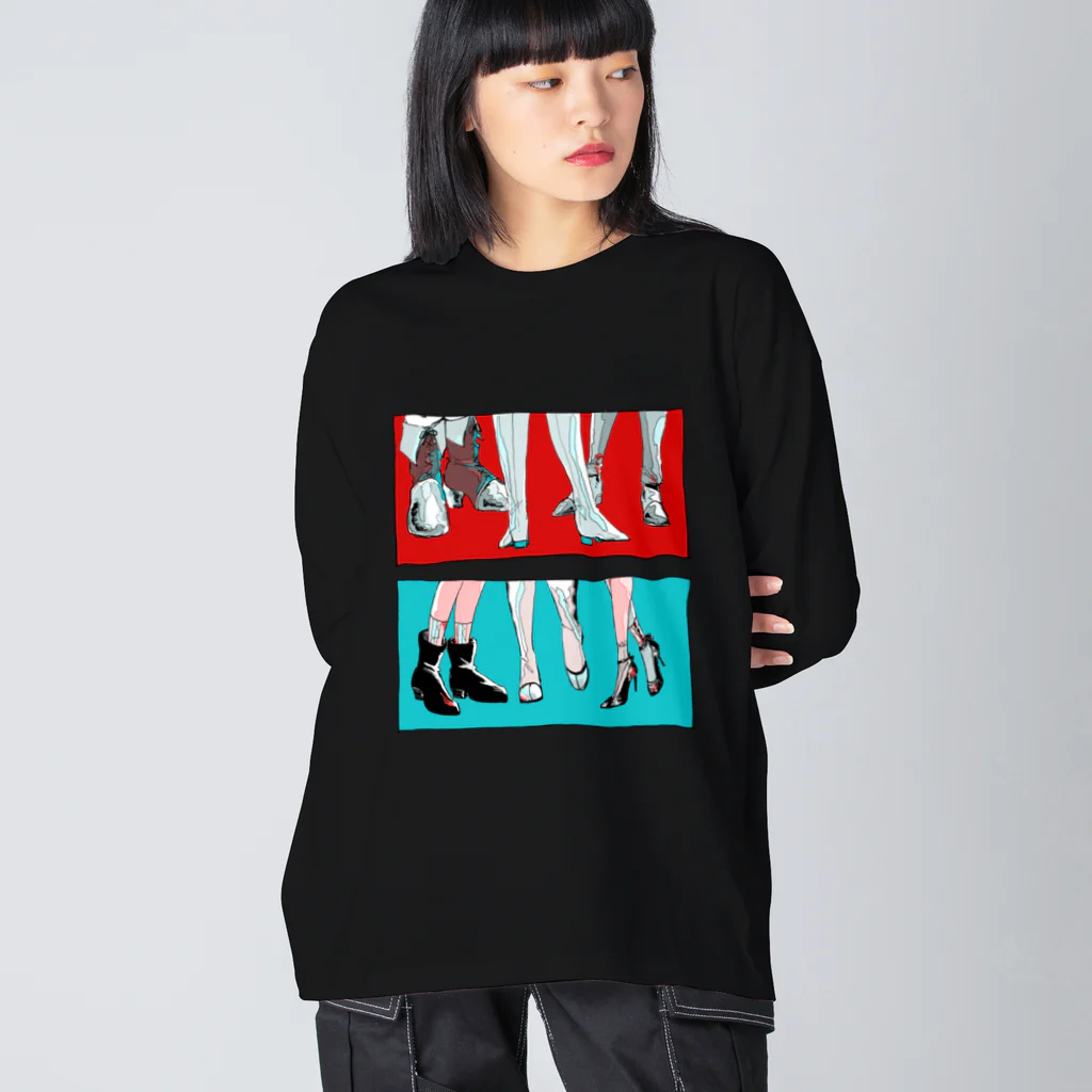 トトランドの6人(黒用) Big Long Sleeve T-Shirt