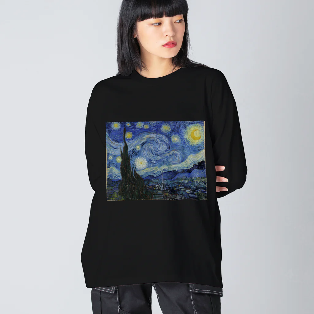 artgalleryのThe Starry Night Big Long Sleeve T-Shirt