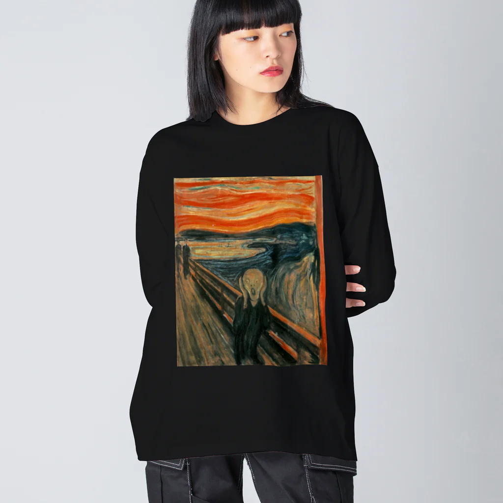 artgalleryのThe Scream ビッグシルエットロングスリーブTシャツ