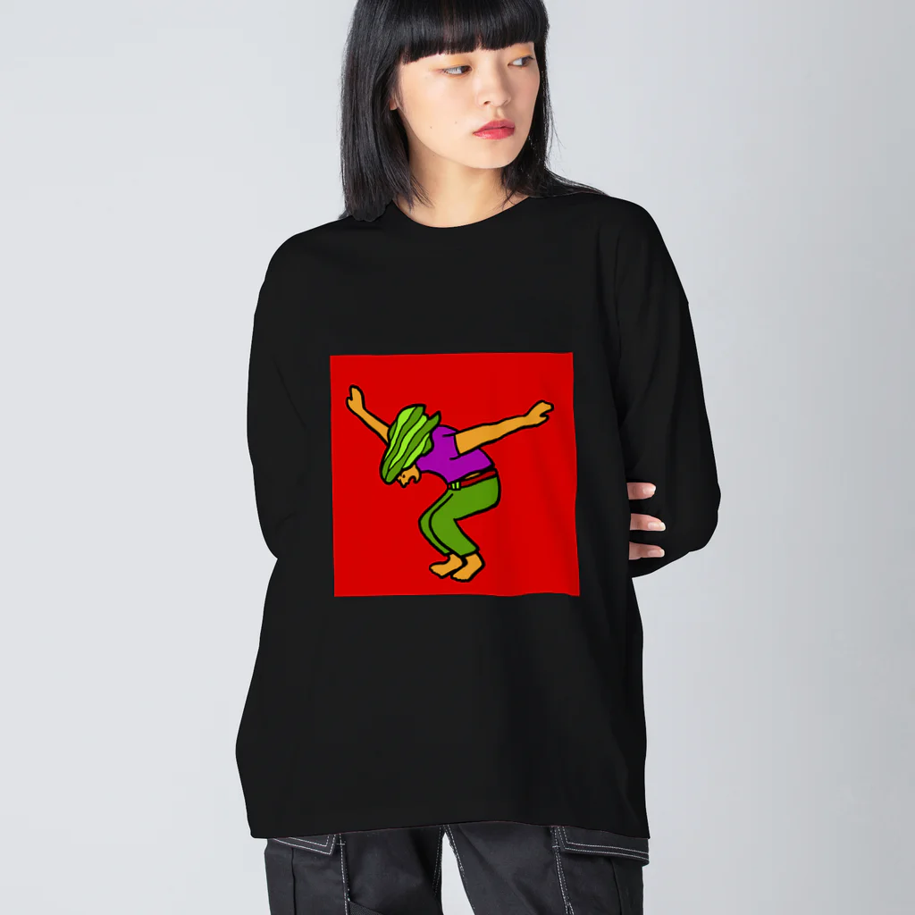 MAYUZUMIのおたけびさん Big Long Sleeve T-Shirt